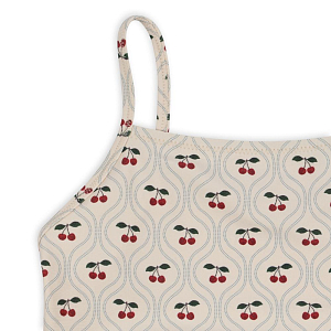 Детский купальник c рюшами Konges Slojd "Manuca Frill Cherry Motif", сладкая вишня